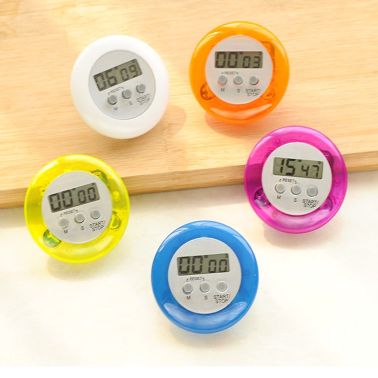 Minuteur de cuisine magnétique numérique rond, minuteur de cuisine avec alarme, horloge de cuisine, minuteur numérique rond