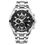 CURREN 8023 Men Stainless Steel Analog Sport Quartz Watch, White case white face, Silver case gold face, Silver case gold ring black face, Black case white face, Black case black face, Black case gold ring white face, Black case gold face              ...