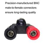 5 connecteurs adaptateurs RF BNC mâle vers double prise banane femelle
