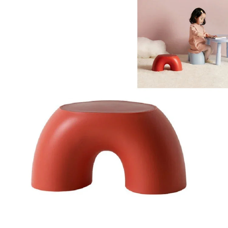Banc circulaire simple, petit tabouret rond pour enfants à la maison, tabouret à chaussures
