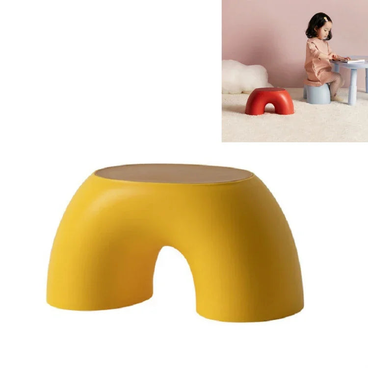 Banc circulaire simple, petit tabouret rond pour enfants à la maison, tabouret à chaussures