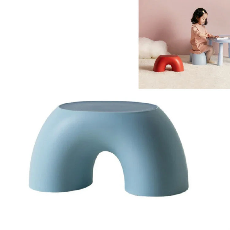 Banc circulaire simple, petit tabouret rond pour enfants à la maison, tabouret à chaussures