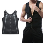 Gilet Homme Zippé Corset Amincissant Abdomen Fitness, S, L, XL, XXL, XXXL, M