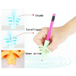 Outils de correction de posture pour crayon d'écriture pour enfants non toxiques, livraison couleur aléatoire, 1 pièce