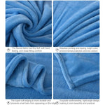 Couverture en flanelle unie en polaire corail, super douce, couvre-lit à carreaux, housse de canapé, draps d'hiver chauds, facile à laver, couverture en fausse fourrure, 70x100cm, 200x230cm