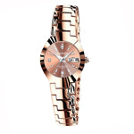 FNGEEN 5808 Women Fashion Steel Strap Quartz Watch Couple Watch, Brown Steel Coffee Surface, Black Steel Black Surface, Stainless Stee White Surface, White Steel Black Surface, Stainless Steel Blue Surface