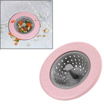 vanzlife Filtre de lave-vaisselle, égouttoir de sol de piscine, cuisine domestique, sac de lavage anti-bouchage et anti-odeurs, filtre d'égout, Rose, Bleu, Abricot