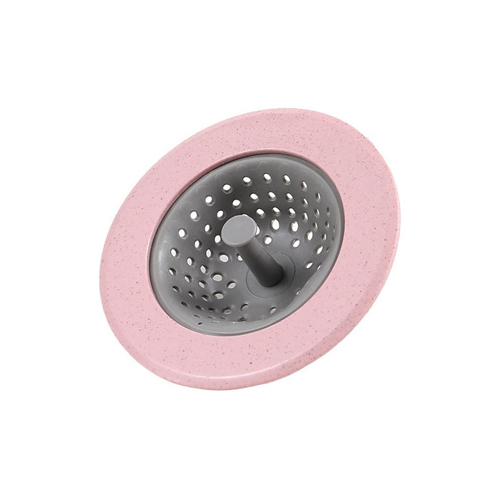 vanzlife Filtre de lave-vaisselle, égouttoir de sol de piscine, cuisine domestique, sac de lavage anti-bouchage et anti-odeurs, filtre d'égout, Rose, Bleu, Abricot