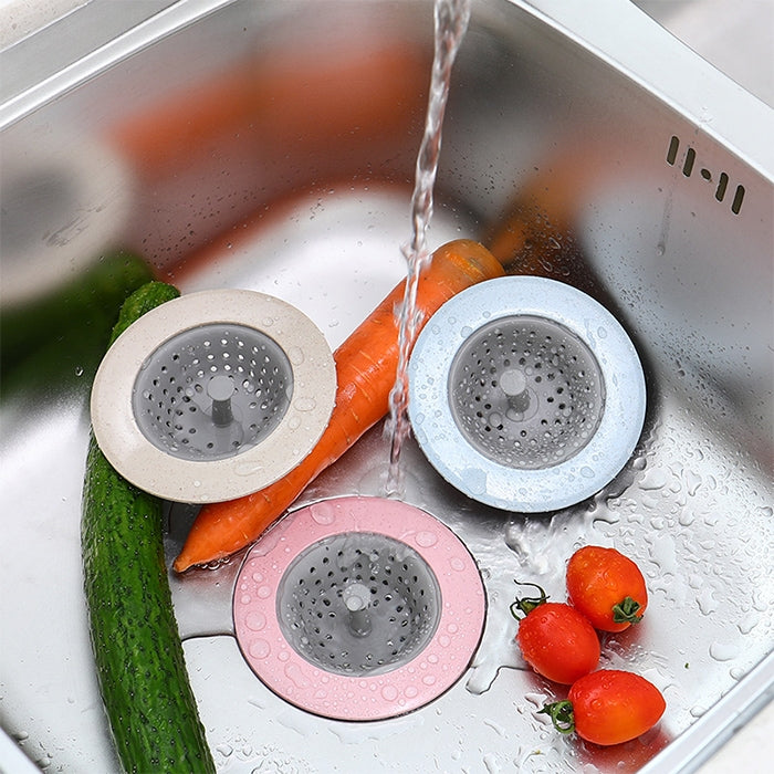 vanzlife Filtre de lave-vaisselle, égouttoir de sol de piscine, cuisine domestique, sac de lavage anti-bouchage et anti-odeurs, filtre d'égout, Rose, Bleu, Abricot