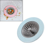 vanzlife Filtre de lave-vaisselle, égouttoir de sol de piscine, cuisine domestique, sac de lavage anti-bouchage et anti-odeurs, filtre d'égout, Rose, Bleu, Abricot