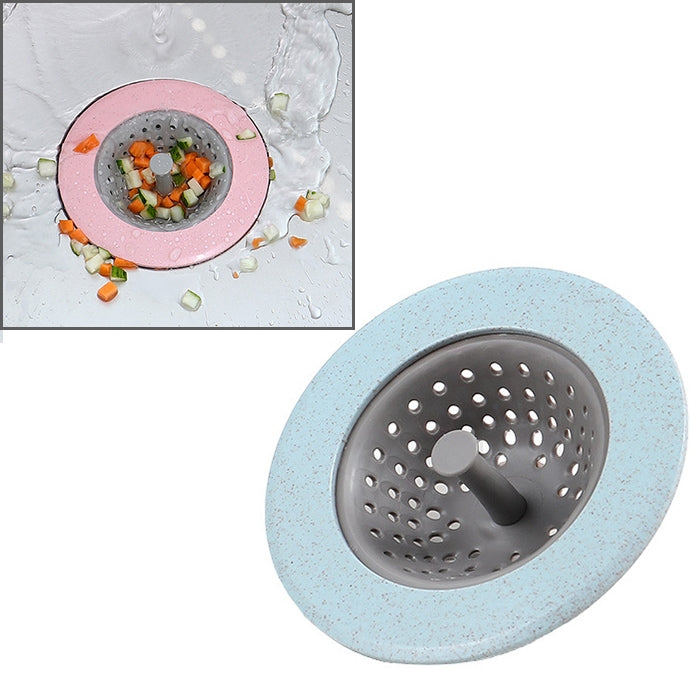 vanzlife Filtre de lave-vaisselle, égouttoir de sol de piscine, cuisine domestique, sac de lavage anti-bouchage et anti-odeurs, filtre d'égout, Rose, Bleu, Abricot