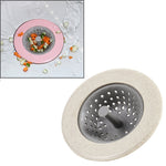 vanzlife Filtre de lave-vaisselle, égouttoir de sol de piscine, cuisine domestique, sac de lavage anti-bouchage et anti-odeurs, filtre d'égout, Rose, Bleu, Abricot