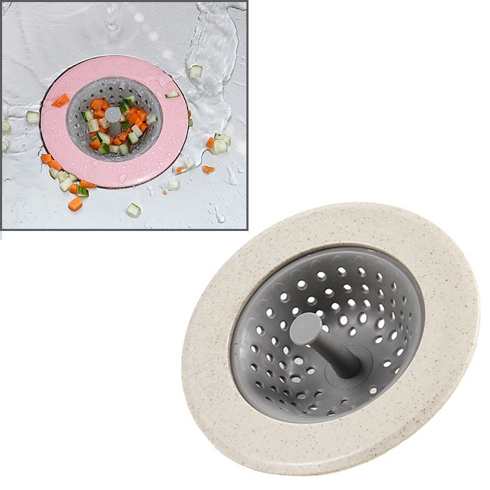 vanzlife Filtre de lave-vaisselle, égouttoir de sol de piscine, cuisine domestique, sac de lavage anti-bouchage et anti-odeurs, filtre d'égout, Rose, Bleu, Abricot