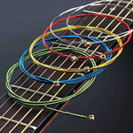 Cordes de guitare EA multicolores 6 en 1, Cordes de guitare EA