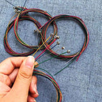 Cordes de guitare EA multicolores 6 en 1, Cordes de guitare EA
