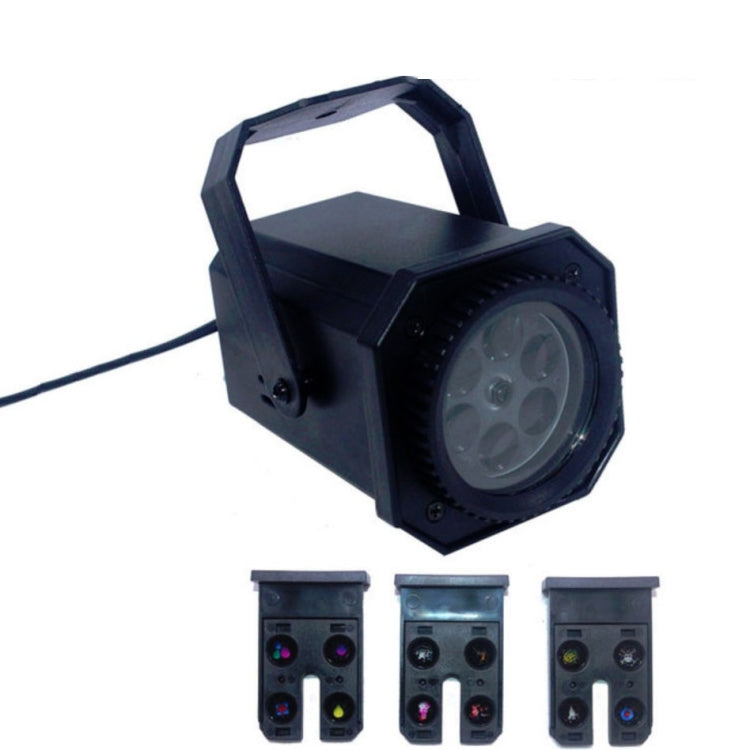 Lampe de projection motif flocon de neige de Noël éclairage de scène LED 8W, prise US, prise EU