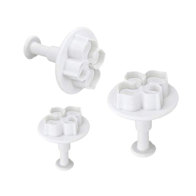 Lot de 2 moules en silicone pour glaçage de gâteaux en forme d'hortensia, 3 pièces