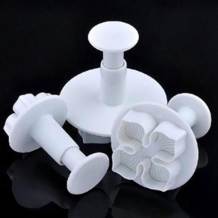 Lot de 2 moules en silicone pour glaçage de gâteaux en forme d'hortensia, 3 pièces
