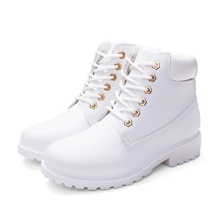 Bottes Martin décontractées couple à tête large chaudes, tailles 38, 39, 40, 41, 42, 43