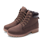 Bottes Martin décontractées couple à tête large chaudes, tailles 38, 39, 40, 41, 42, 43
