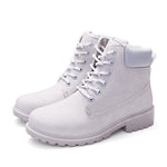 Bottes Martin décontractées couple à tête large chaudes, tailles 38, 39, 40, 41, 42, 43