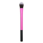 Pinceau de maquillage en tube d'aluminium rose, surligneur, pinceau à paupières