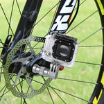 Support d'axe de roue de vélo, extension de support fixe pour GoPro, Xiaomi Yi, etc.