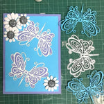 Pochoir papillon pour bricolage, album clip, fabrication de cartes de vœux, forme papillon