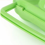 Boîte de rangement portable en plastique pour 6 œufs avec poignée, 6 œufs verts, 6 œufs orange, 6 œufs bleus
