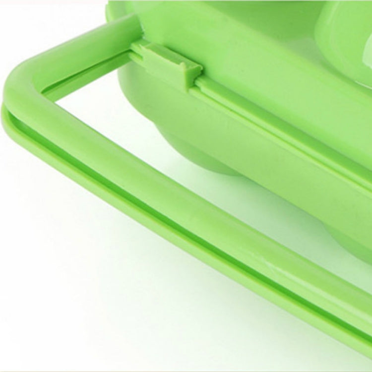 Boîte de rangement portable en plastique pour 6 œufs avec poignée, 6 œufs verts, 6 œufs orange, 6 œufs bleus