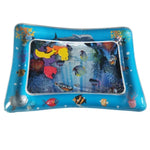 Tapis de jeu aquatique gonflable pour bébé, coussin de prostration, bleu clair 66*50cm, blanc 60*50cm, bleu 60*50cm