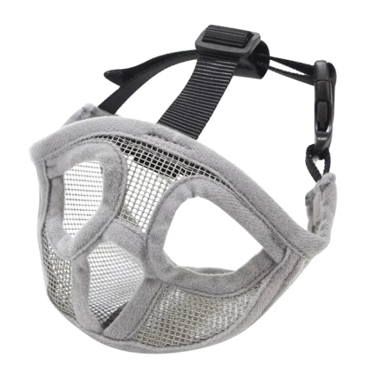 Masque de protection buccale pour bouledogue, accessoire pour animaux de compagnie, version intégrale en filet, tailles XXS, XS, S, M, L
