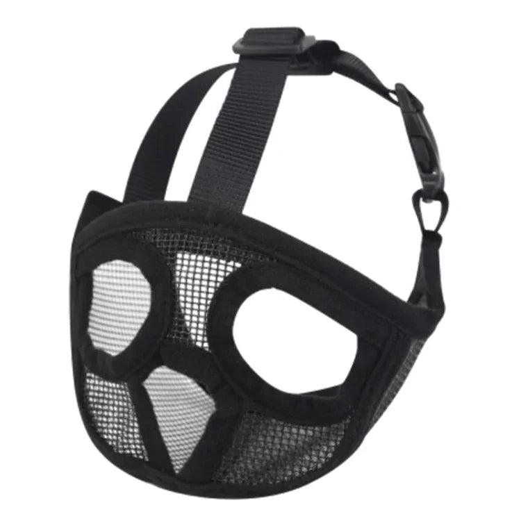 Masque de protection buccale pour bouledogue, accessoire pour animaux de compagnie, version intégrale en filet, tailles XXS, XS, S, M, L