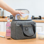 Sac à déjeuner isotherme épaissi portable Sacs à bento Kits de déjeuner pour enfants