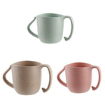 Gobelet à boisson en fibre de blé pour enfants, tasse à lait anti-brûlure, tasse à lait anti-brûlure