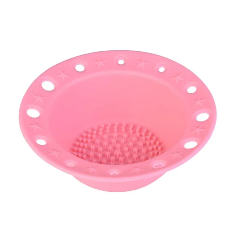 Outil de beauté plateau en silicone brosse de maquillage bol de nettoyage spécial