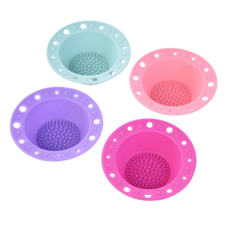 Outil de beauté plateau en silicone brosse de maquillage bol de nettoyage spécial