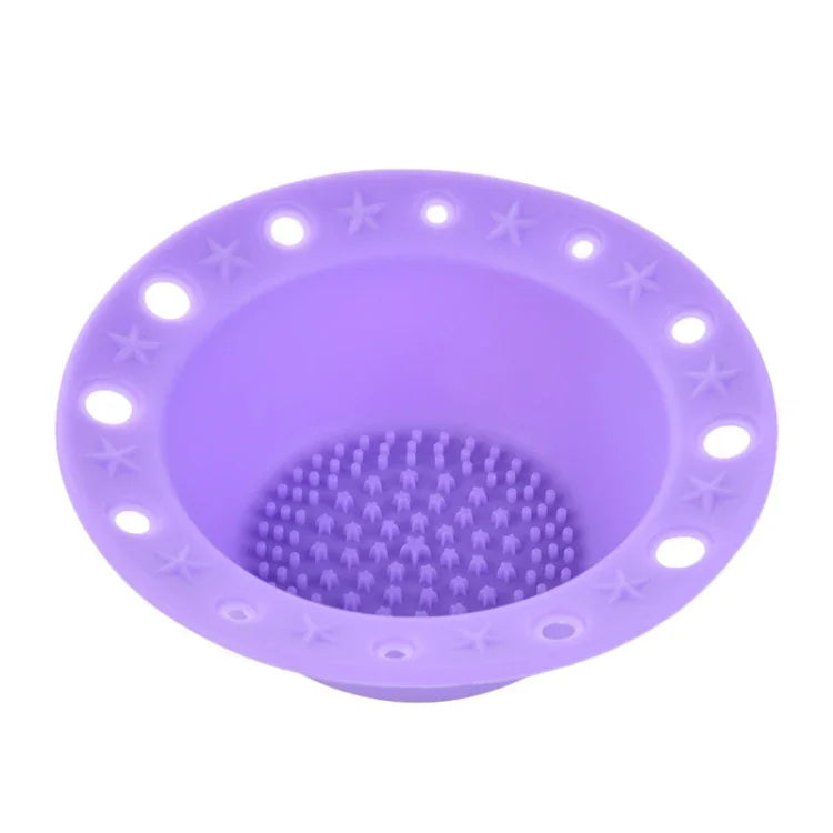 Outil de beauté plateau en silicone brosse de maquillage bol de nettoyage spécial