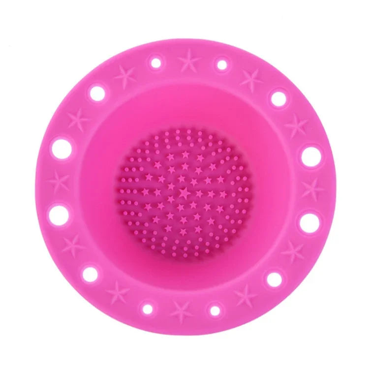 Outil de beauté plateau en silicone brosse de maquillage bol de nettoyage spécial