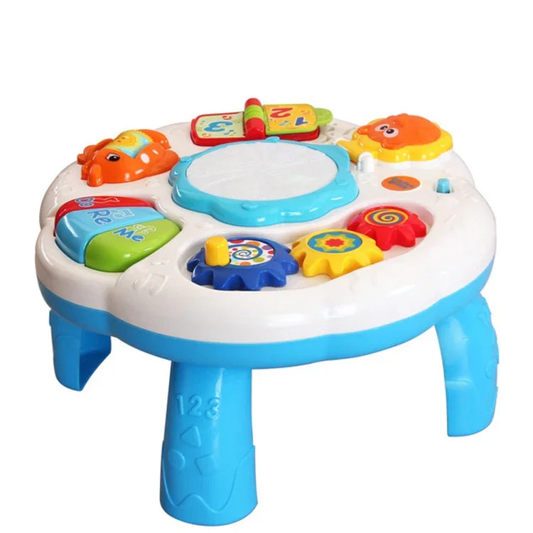 Tambours à main lumineux multifonctions pour enfants, jouets musicaux électriques