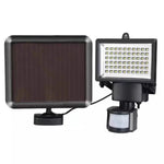 Projecteur de sécurité solaire extérieur avec capteur, lampes solaires à économie d'énergie, 60 LED, 100 LED, 120 LED