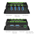 Waveshare 23929 HUB USB, extension de 4 ports USB 3.2, double hôtes commutables, multi protections, 23929