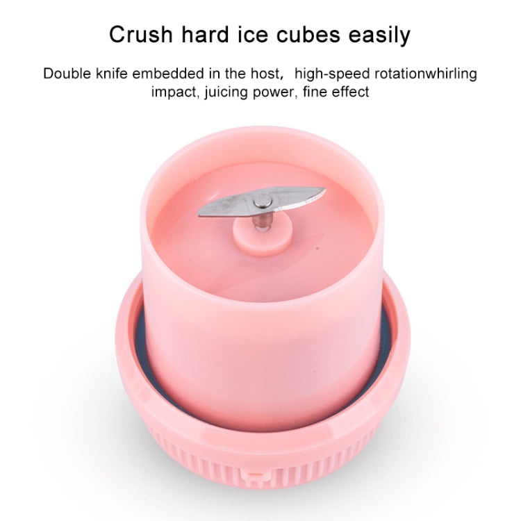 Portable USB Rechargeable Mini Household Electric Fruit Juicer, 250ml