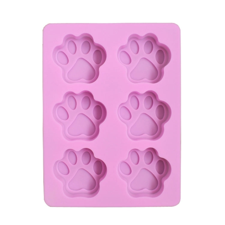 Moule en silicone en forme de patte de chien pour savon, crème glacée, gâteau au chocolat, lot de 3 pièces