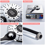 Handheld Digital Display Bathroom Temperature Control Shower Head, Temperature Control Shower