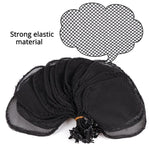 10 Bonnet pour Perruque, Fabrication de Chignons, Filet à Cheveux Noir Sans Cheveux