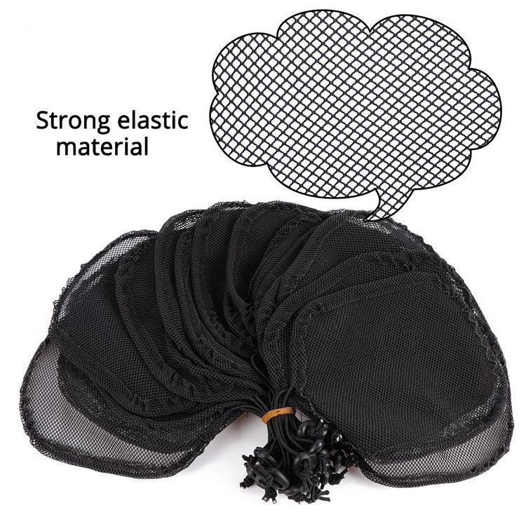 10 Bonnet pour Perruque, Fabrication de Chignons, Filet à Cheveux Noir Sans Cheveux