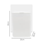 Poubelle à induction intelligente entièrement automatique avec couvercle, pour salon, cuisine, salle de bain, type rechargeable