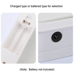 Poubelle à induction intelligente entièrement automatique avec couvercle, pour salon, cuisine, salle de bain, type rechargeable