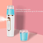 Mini pulvérisateur hydratant portable rechargeable beauté désinfectant humidificateur pulvérisateur d'alcool automatique, pulvérisateur hydratant
